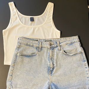 High Waisted Shorts & Tank set